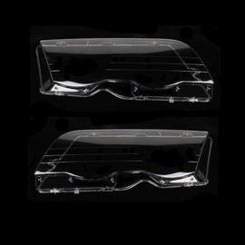 CCIYU 2pc Left and Right Side Car Headlight 3 Series Headlamp Lense Clear Lens Cover Replacement fit for 2001-2003 for 325Ci;2001-2006 for M3