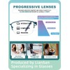 LianSan Superior Progressive Multifocus Reading Glasses - for Women,Ladies No-Line