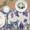 Watercolor Grapes Placemats Set of 4