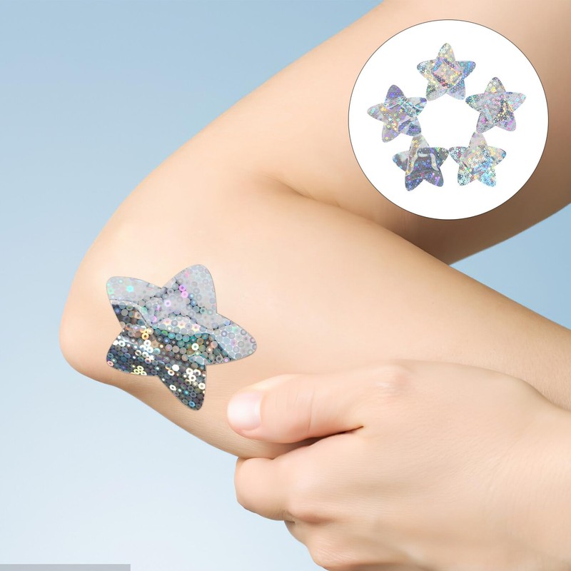 Healeved Convenient Glitter Wound Bandage Patches 50pcs Star Scar Tape