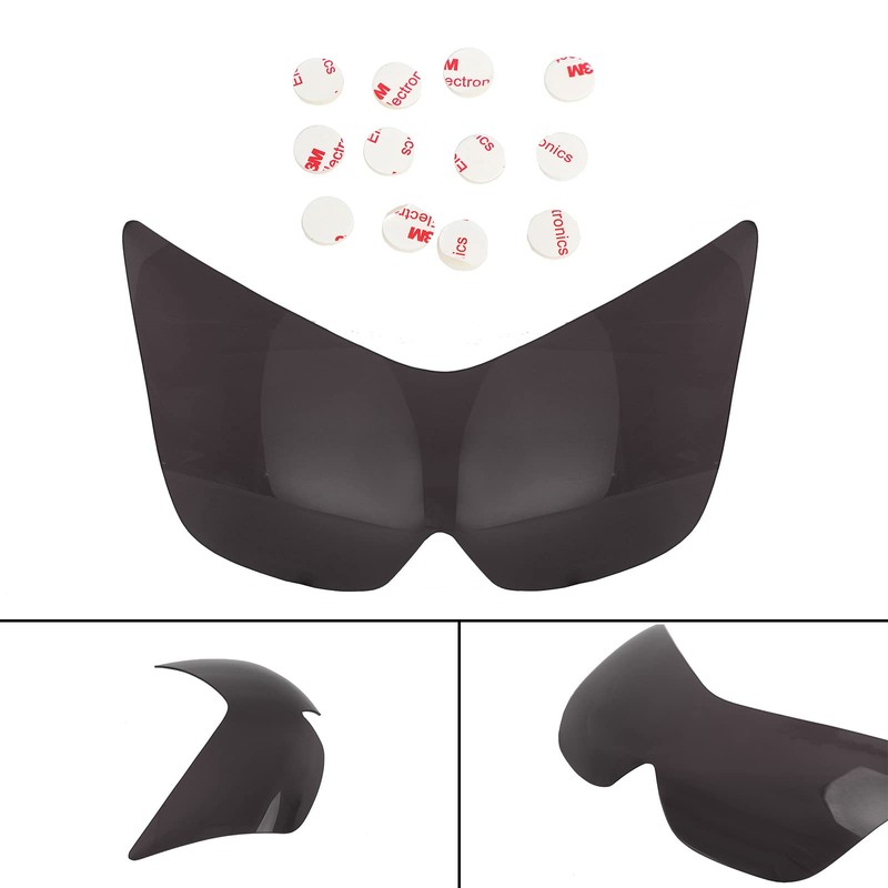 Front Headlight Lens Protection Cover Smoke Fit für Kawasaki Ninja