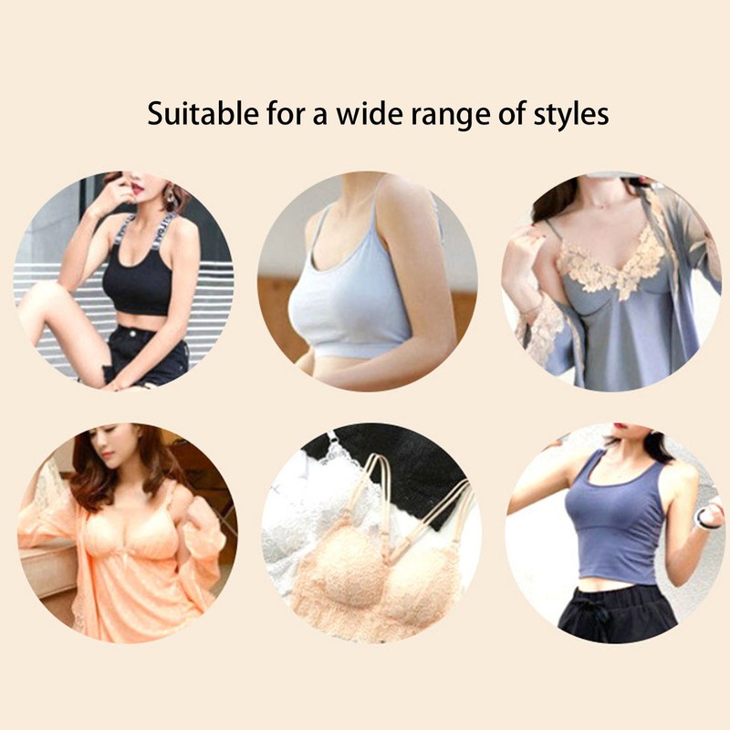 9 Pairs Sports Bra Inserts Triangular Breathable Bra Pads Inserts