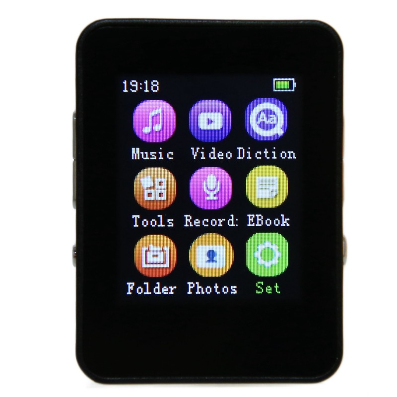 T7 MP4 Player 1.8inch Large Screen Music Player with FM