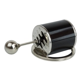 prendre PR-CARKEY70-BK Key Chain Shift Knob with Key Ring Gear Car Parts Miniature Key Key Key Carrying (Black), Black