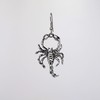 Gothic Scorpion Dangle Earrings Silver Finish Pewter