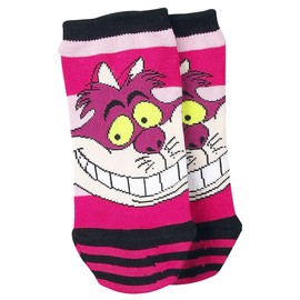 Alice im Wunderland Cheshire Cat Women's Socks Pink/Black, pink/black