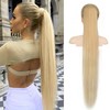 Drawstring Ponytail Extension, Long Straight Pony Tails Hair Extensions Natural