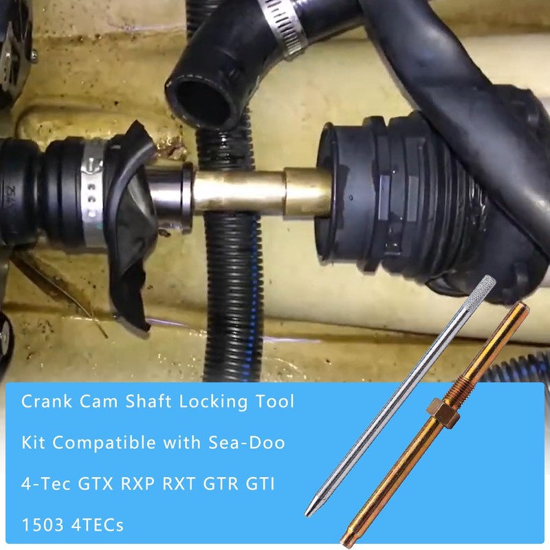 Crank Cam Shaft Locking Tool Kit Compatible with Sea-Doo 4-Tec