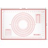 Yansumi silicone pastry non stick baking mat with measurement fondant