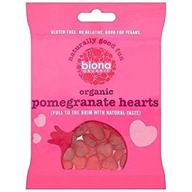 Biona - Pomegranate Hearts - Vegan - 75g x 10