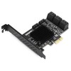 SATA Card 8 Port, PCIE to SATA 3.0 Controller Expansion