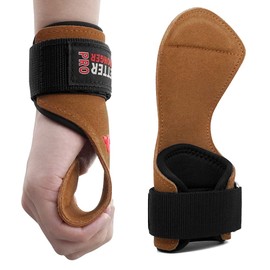Kilitn Weight Lifting Gloves, Grip Straps, Heavy Duty Alternative to Power Hook, Deadlift, Adjustable, Padded, Wrist Support, Bodybuilding