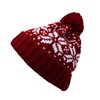 WITHMOONS Knit Fairs Isle Nordic Bobble Pom Beanie Hat CR5128