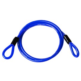DocksLocks Weatherproof Straight Security Cable (5ft to 25ft Lengths) with Reinforced Looped Ends, Anti-Theft Protection for Kayaks, Bikes, Paddleboards, Outdoor Equipment, Bicycles and More 5ft