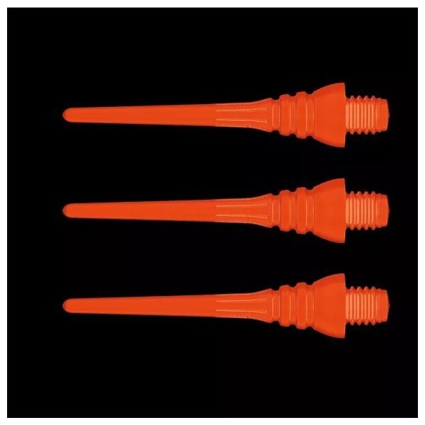 Winmau Triton Softip Points - Neon Orange - Pack of