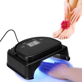 Nail Polish Dryer Lamp, 64W UV LED Gel Curing Light With Lifting Handle Sensor LCD Screen Manicure Tool
