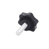 Yuhtech M8 x 25mm Thumb Screw, 10PCS Star Head Threaded