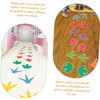 Fokmuaex 4PCS Dinosaur Floor Decals Set - Peel and Stick