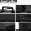 OUUTMEE Graded Card Case - Aluminum Alloy Graded Card Storage