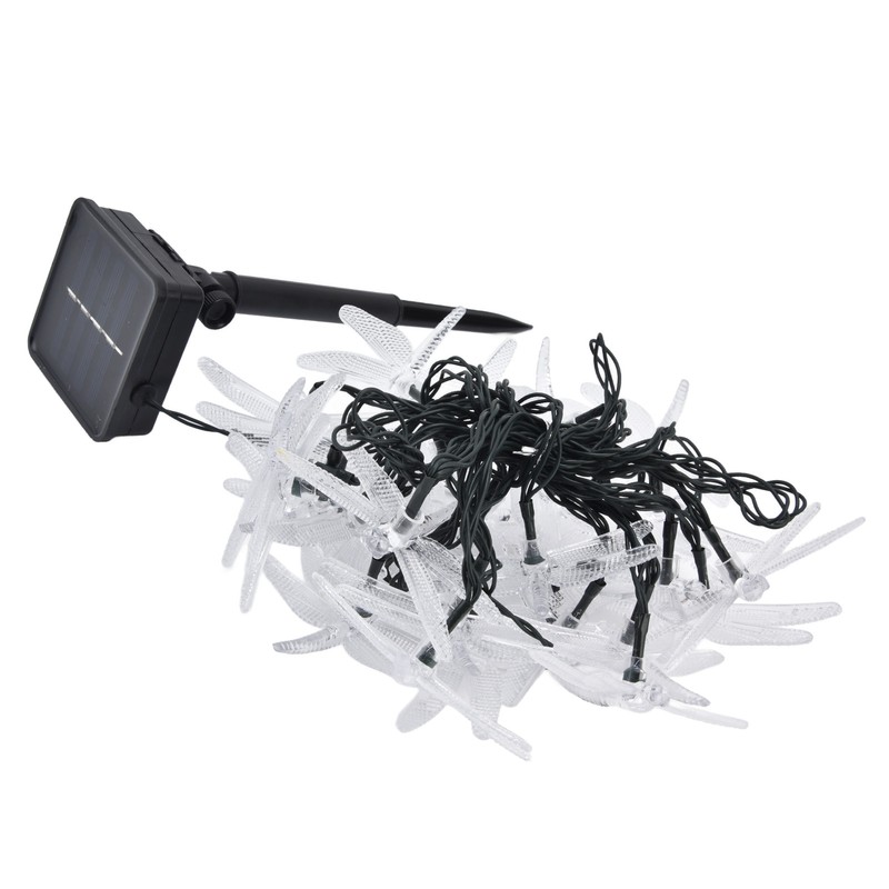 Dragonfly Light String Solar Powered IP44 Waterproof 2 Modes 30