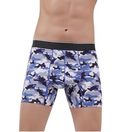 AIRCUTE Washable Urinary Incontinence Soft Underwear for Men, Dry Performance Boxer Briefs for Bladder Leaks, 1 Pack (X-Large, Gray-Camouflage)