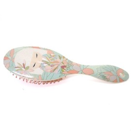 Kimmidoll Hairbrush, ladies, detangling, plastic comb,1.4 × 2.6 × 6.5 inch (AKIKO)