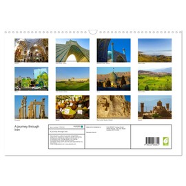 A journey through Iran (Wall Calendar 2025 DIN A3 Landscape), CALVENDO 12 Month Wall Calendar