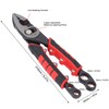 8in Multi Functional Carp Pliers Chromium Vanadium Steel Toothed Head