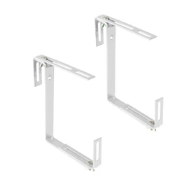 Xclou Flower Box Holder Without Drilling, Balcony Box Holder, Hooks And Holder