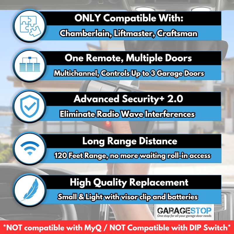 2X 893LM 893Max 891LM 371LM 373LM 971LM 973LM for Chamberlain