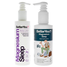 BetterYou BY Sleep Lotion Bundle Kit for Unisex - 2 Pc Kit 4.56oz and 6.08oz Magnesium Sleep Body Lotion
