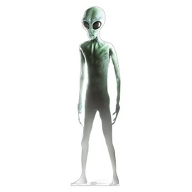 Cardboard People Big-Eyed Alien Life Size Cardboard Cutout Standup