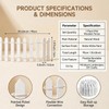 35 Inch Mini Fairy Garden Fence DIY Small Wood Decorative