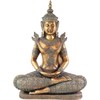 usamjtable Thai Buddha Dhyana Mudra Feng Shui 12" Tall Home