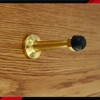 ZhongWang Hardware DSB002 Brass Bright Brass Door Stop/Tope de puerta