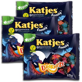 Katjes Family Dracorice XXL Packs 3 x 250 g (750 g)