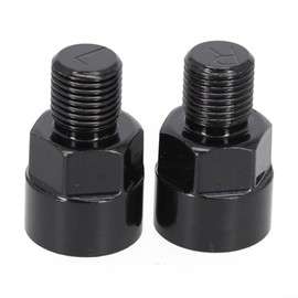 2PCS Bike Pedal Adapter 1/2 to 9/16inch Aluminum Alloy Bike Pedal Extenders Fits 9/16 inch Threaded Bike Pedals for Road Street