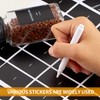 Skiileor 36 Pcs Spice Jars with Label- Glass Spice Jars