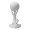 Atlas Titan God Statue Sculpture Figure Cast Marble 12.5 cm