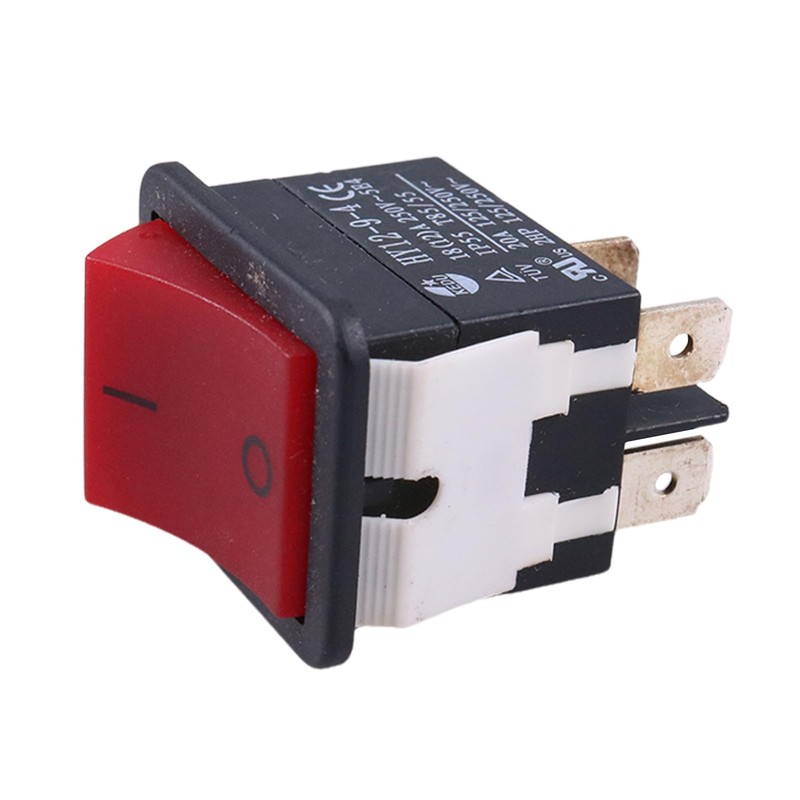 DVPARTS Push Button HY12-9-4 On/Off Rocker Switch 4 Pin IP55