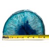 DesertUSA Agate Bookends with Bonus Minerals (6-8 lb, Teal)