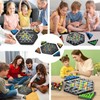 JAONLD Chain Triangle Chess Game, Fun Triangle Elastic Band Game
