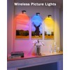 WILLED Picture Lights, 1200mAh Rechargeable Battery Operated Picture Lights, Puck