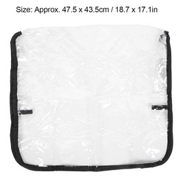 Chair Backrest Cover, Salon Chair Backrest Cover Waterproof Pvc Clear Chair Backrest Protector Cover, Professional Hairdressing Chair Back Covers