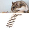 Hamster Wooden Ladder Bendable Climbing Chew Toy with Beads, Bird