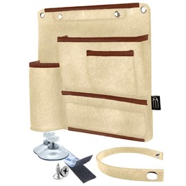 Wall Night Box Organiser for Campers, Motorhomes and Caravans with Various Mounting Options (M/Beige Colour)