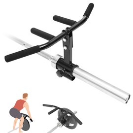 powerfeng T Bar Row Attachment Multi-Grip: T Bar Row Multi-Grip Handle Bar Attachment for Olympic Barbell Bar & Standard Bar Strength Workout Training