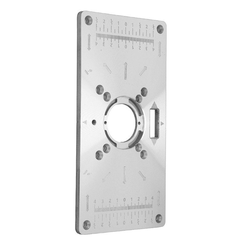 Aluminium Router Table Insert Plate for Woodworking Benches Milling Trimming