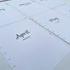 Monthly Binder Dividers set fits 9-Disc Planners, Classic-Size Monthly-Tab Dividers