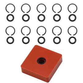 10 Sets of 3/8" Impact Wrench Retainer Rings with O-Ring Kit, Includes Retainer Ring Anvil Install Tool, Compatible with Milwaukee Electric/Pneumatic Impact Wrench